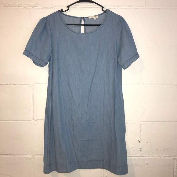 Rebellion Chambray Shift Dress - Picture 2 of 7